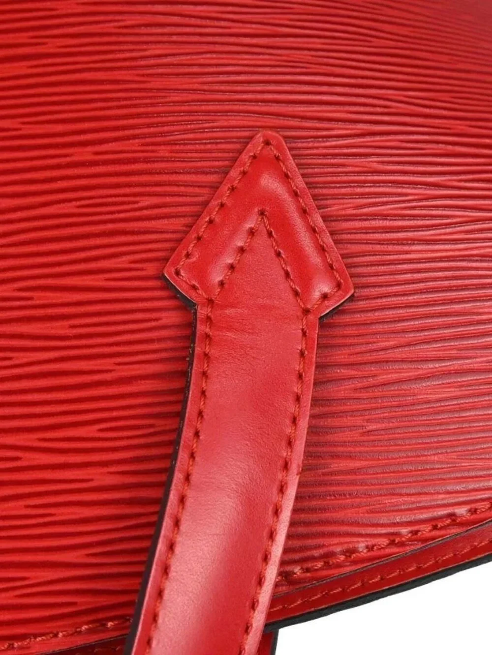Louis Vuitton Red Epi Saint Jacques Tote Handbag M52277
